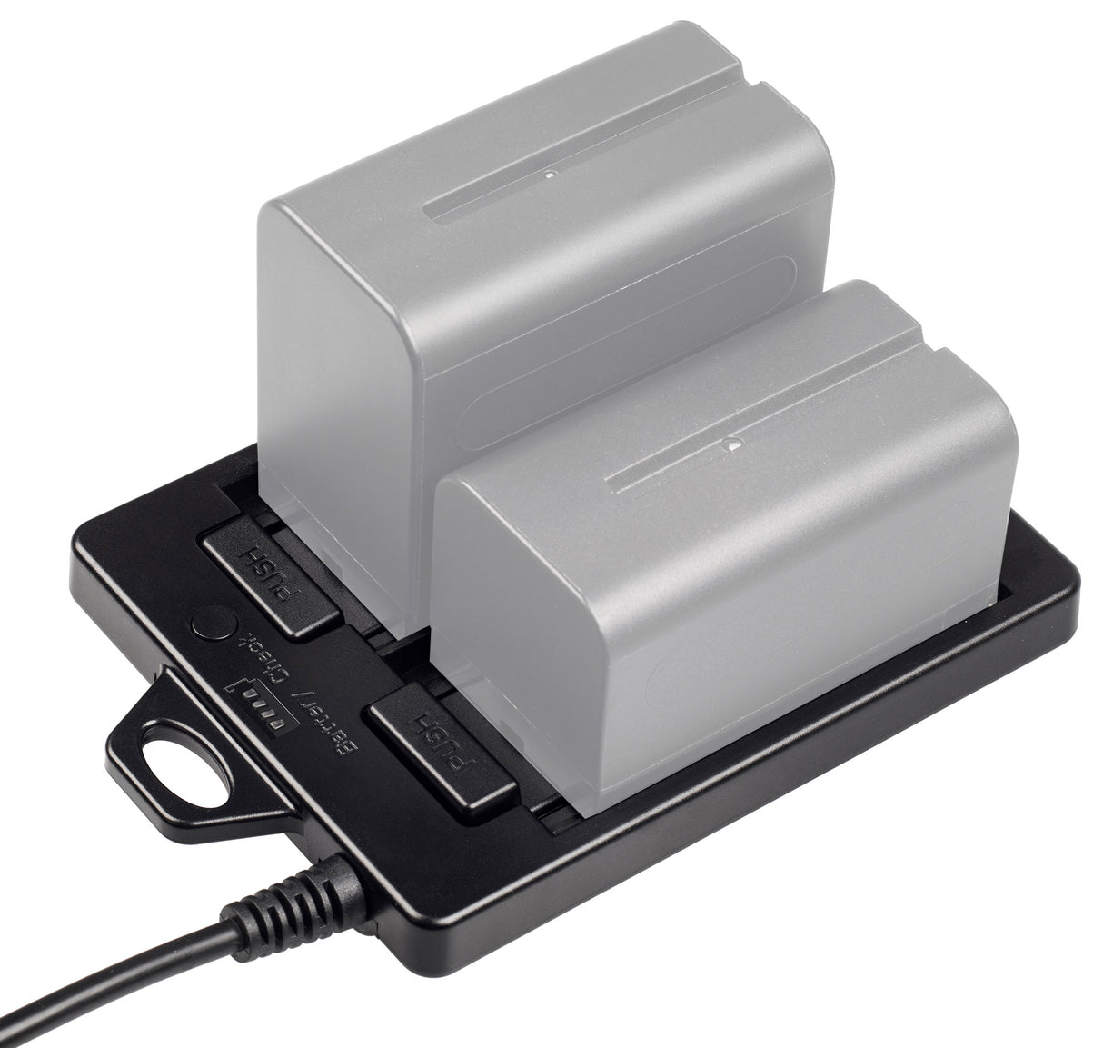 Batterie-Adapterplatte Dual-Slot NP-F970 F770 F570 DC Ausgang Ideal für V-Mount Akkus