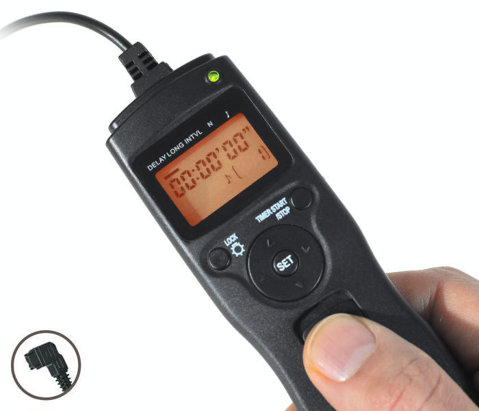 Timer-Fernauslöser ayex TR1 für verschiedene Kamerahersteller und Anschlussarten