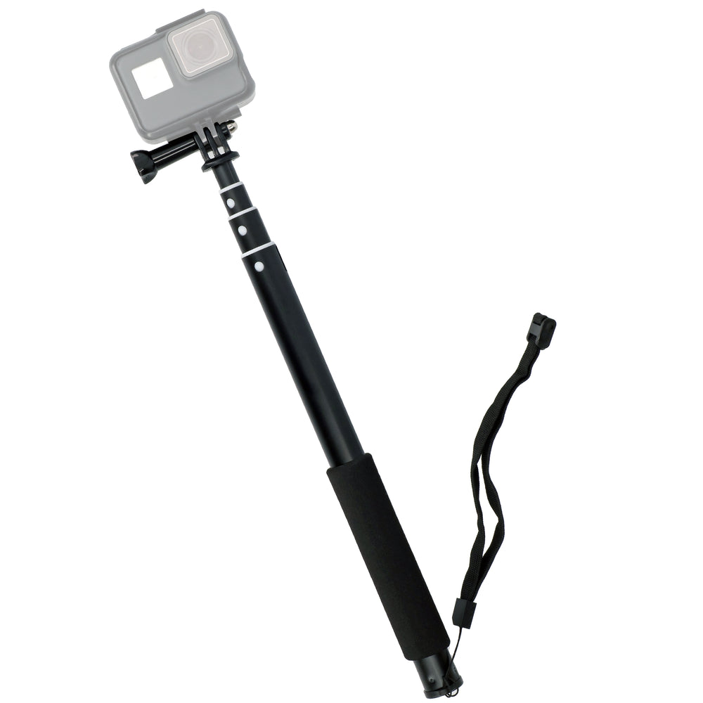 Selfie Stick ausziehbar 4 Sektionen 28-90cm für Actioncams wie GoPro