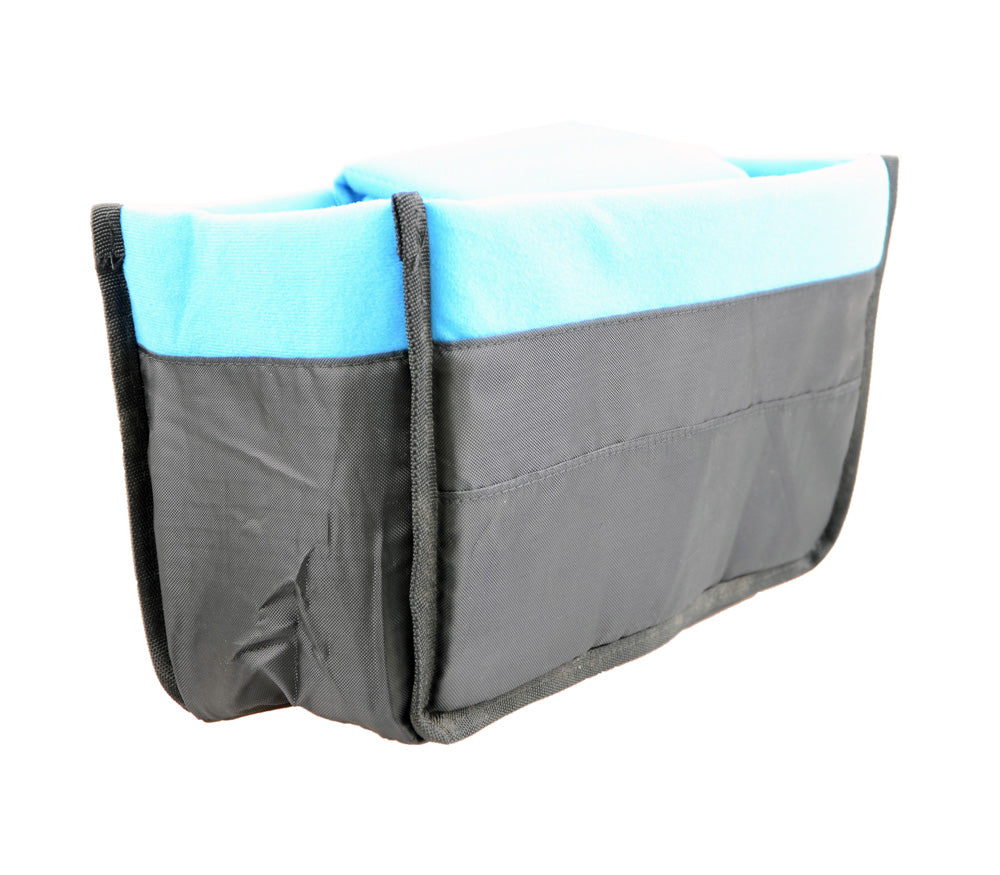 Gepolsterter Universal- Einsatz blau-schwarz Taschen Inlay für Kamera & Zubehör