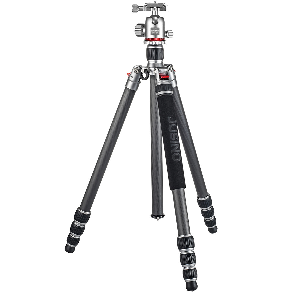 JUSINO Leichtes Karbon Tripod Monopod mit Kugelkopf bis 160cm 12kg FGS-30 TK-254C