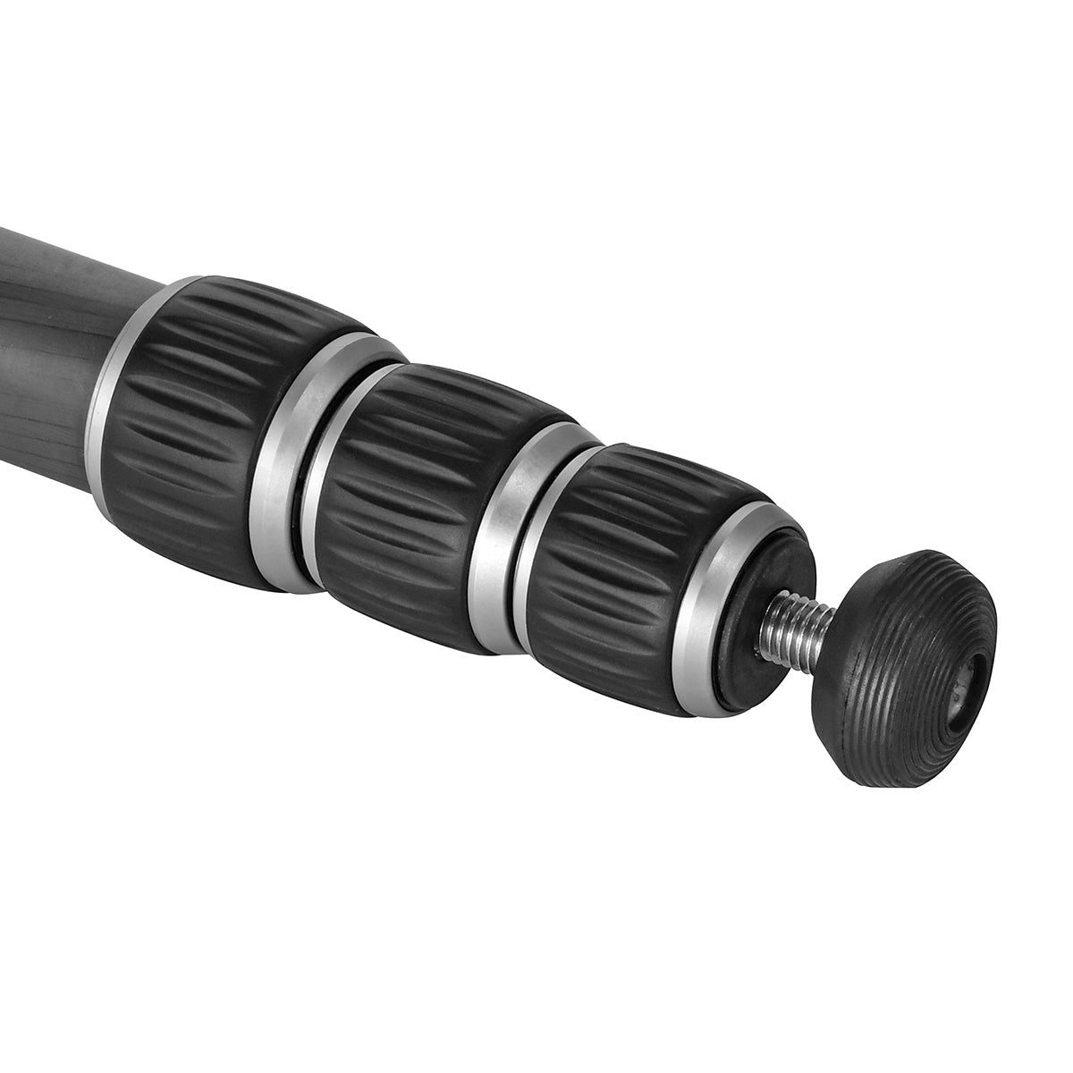 JUSINO Profi Traveller Karbon-Stativ Monopodfunktion bis 182cm 18kg + Kugelkopf FGS-41 TK-324C