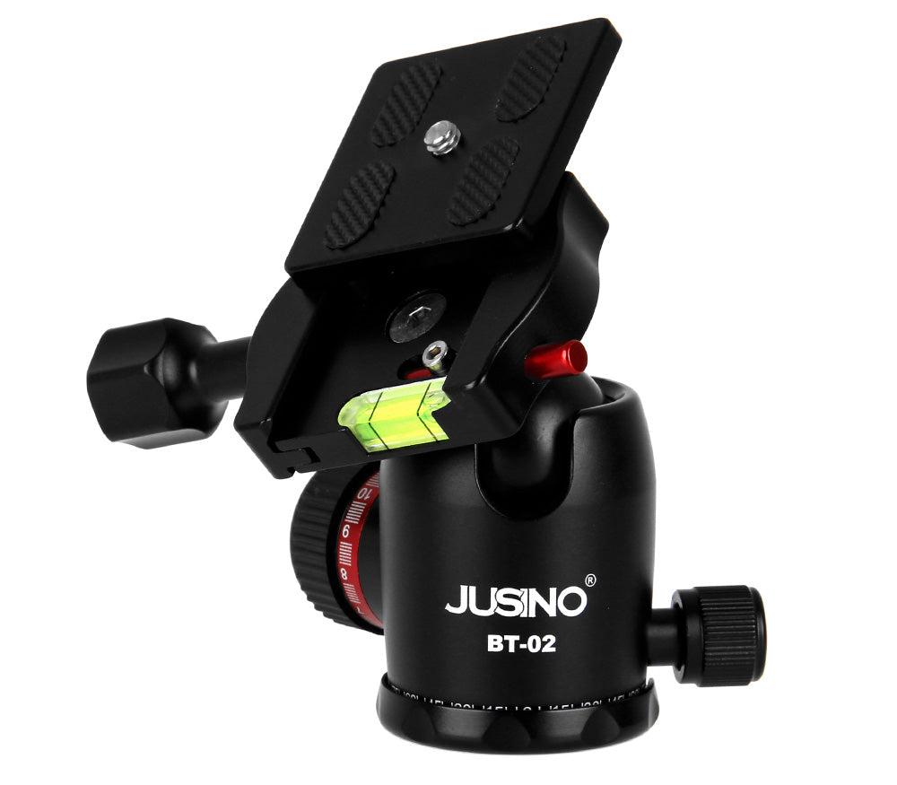 Traveller Stativset leichtes Tripod/Monopod JUSINO TK-254 mit Kugelkopf BT-02