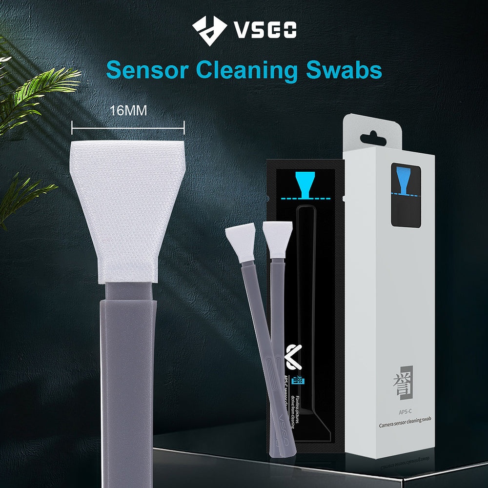 VSGO Sensor Reinigungsswabs 24 Stück für APS-C Kameras