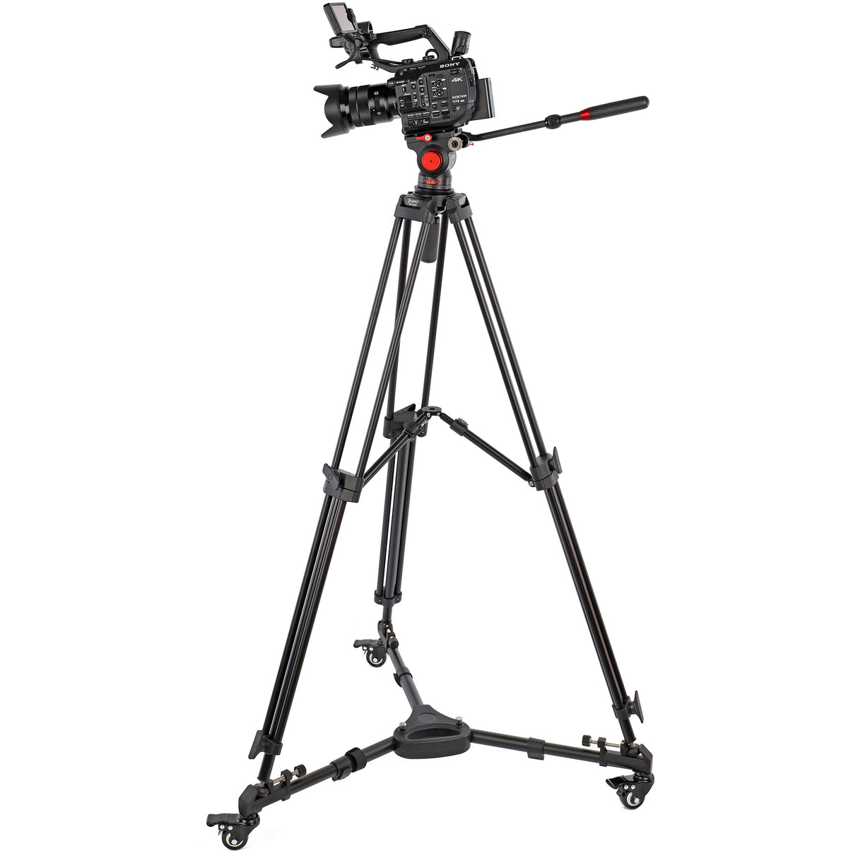 Stativwagen Rollwagen Stativdolly aus Aluminium bis 18kg Tragfähigkeit VA-50