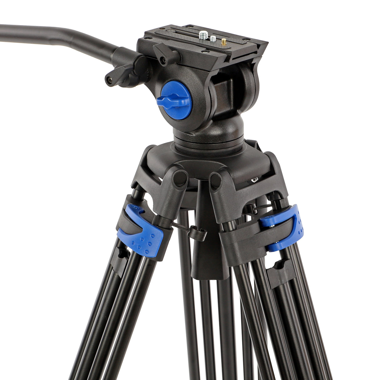 ayex Video Stativ mit Video Kopf Robustes Stativ für professionelle Aufnahmen