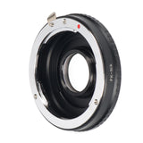 Objektivadapter Pentax PK an Nikon + Korrektur Linse