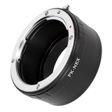 Objektivadapter Pentax K-Objektiv an Sony Nex (E-Mount Bajonett)