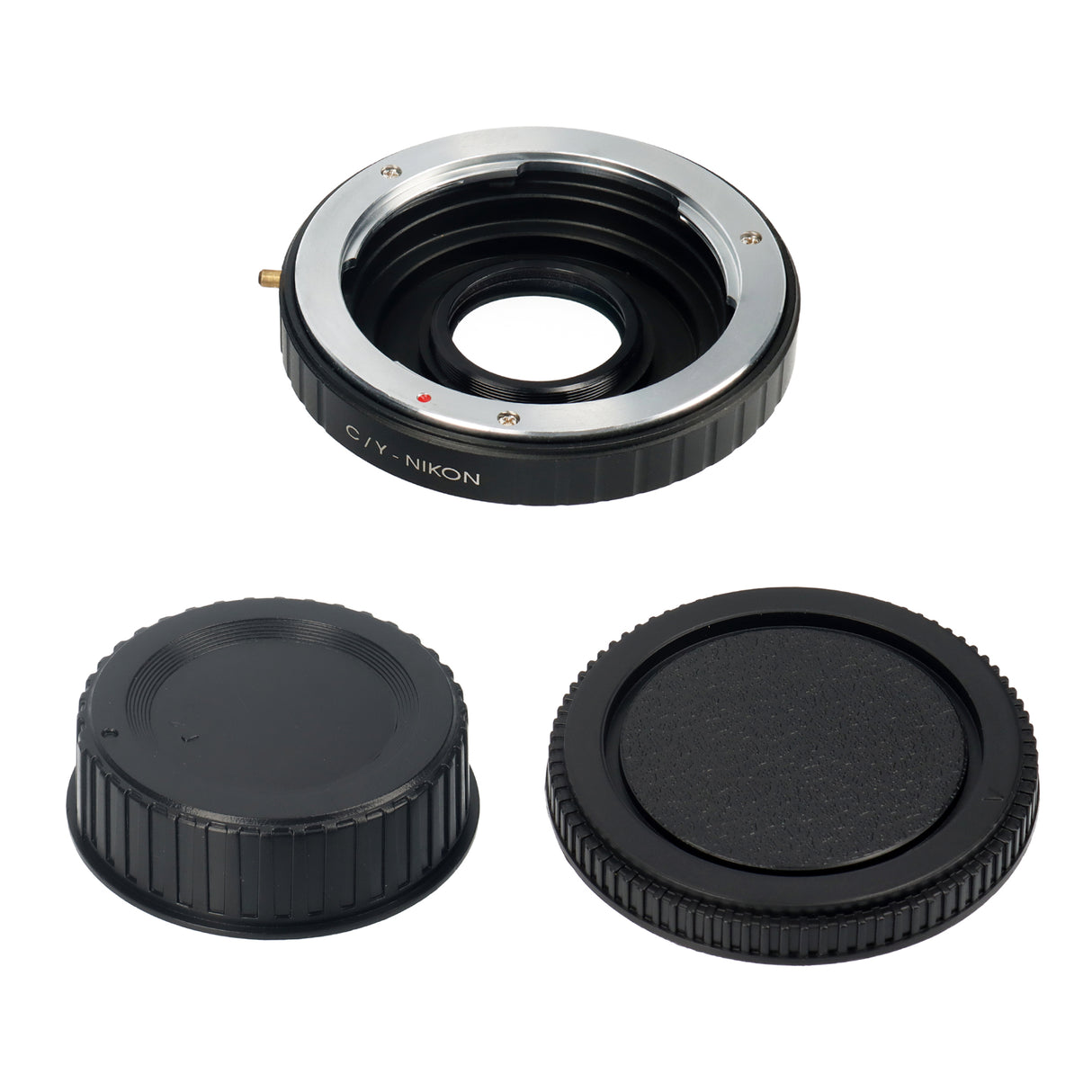 Objektivadapter Contax Yashica auf Nikon + Korrektur Linse