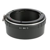 Objektivadapter für Nikon Objektive an Micro 4/3 Kamera