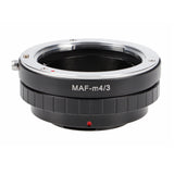 Objektivadapter für Sony A Mount Objektive und Micro 4/3 Kameras