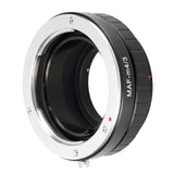 Objektivadapter für Sony A Mount Objektive und Micro 4/3 Kameras