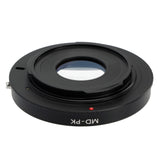 Objektivadapter für Minolta SR Objektive an Pentax Kameras