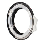 Objektivadapter für Nikon G Objektive an Canon EOS Kameras mit Blendenring
