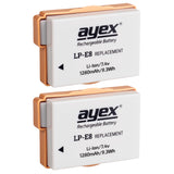 Batteriegriff Set für Canon EOS 700D 650D 600D 550D + 2x LP-E8 Akku + 1x USB Dual Ladegerät
