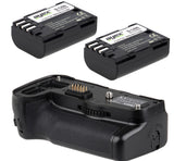 Batteriegriff Set für Pentax K3 K3II wie D-BG5 + 2x D-Li90 Akku
