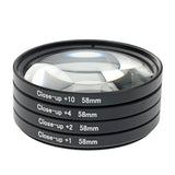 ayex Close up Makro Linsen Set 58mm - 4 teilig (+1, +2, +4, +10)