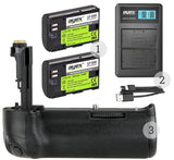 Batteriegriff Set für Canon EOS 5D Mark III + 2x LP-E6N Akku + 1x USB Dual Ladegerät wie BG-E11