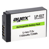 LP-E17 Akku für zB Canon RP R100 R50 R8 77D 750D 760D 800D 850D M3 M5 M6 Mark II