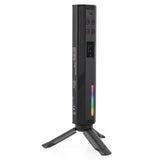 RGB LED Videolichtstab rundförmig mit 184 universellen Lichtperlen 3000mAh Akku ladbar über USB-C