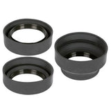 ayex 3 Stufen Sonnenblende 55mm faltbar Gummi Lens Hood