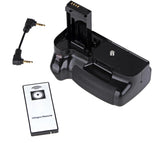 Batteriegriff Set für Canon EOS 100D + IR-Fernauslöser + 2x LP-E12 Akku + 1x USB Dual Ladegerät wie BG-100DH