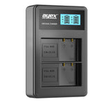 Batteriegriff Set für Nikon D500 wie MB-D17 + 2x EN-EL15B Akku + 1x USB Dual Ladegerät