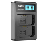 Batteriegriff Set für Sony Alpha A9 A7R III A7 III + 2x NP-FZ100 Akku + 1x USB Dual Ladegerät