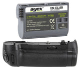 Batteriegriff Set für Nikon D500 wie MB-D17 + 1x EN-EL15B Akku