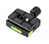 Klemme mit Schnellwechselplatte Arca-Swiss kompatibel CL-60L + PU-60