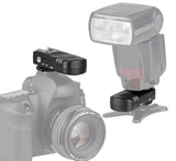 ayex Funk Blitzauslöser und Kamera-Fernauslöser für Canon EOS und Powershot, Blitz- & Kameraauslöser Set mit 2 Transceivern AX-BA1