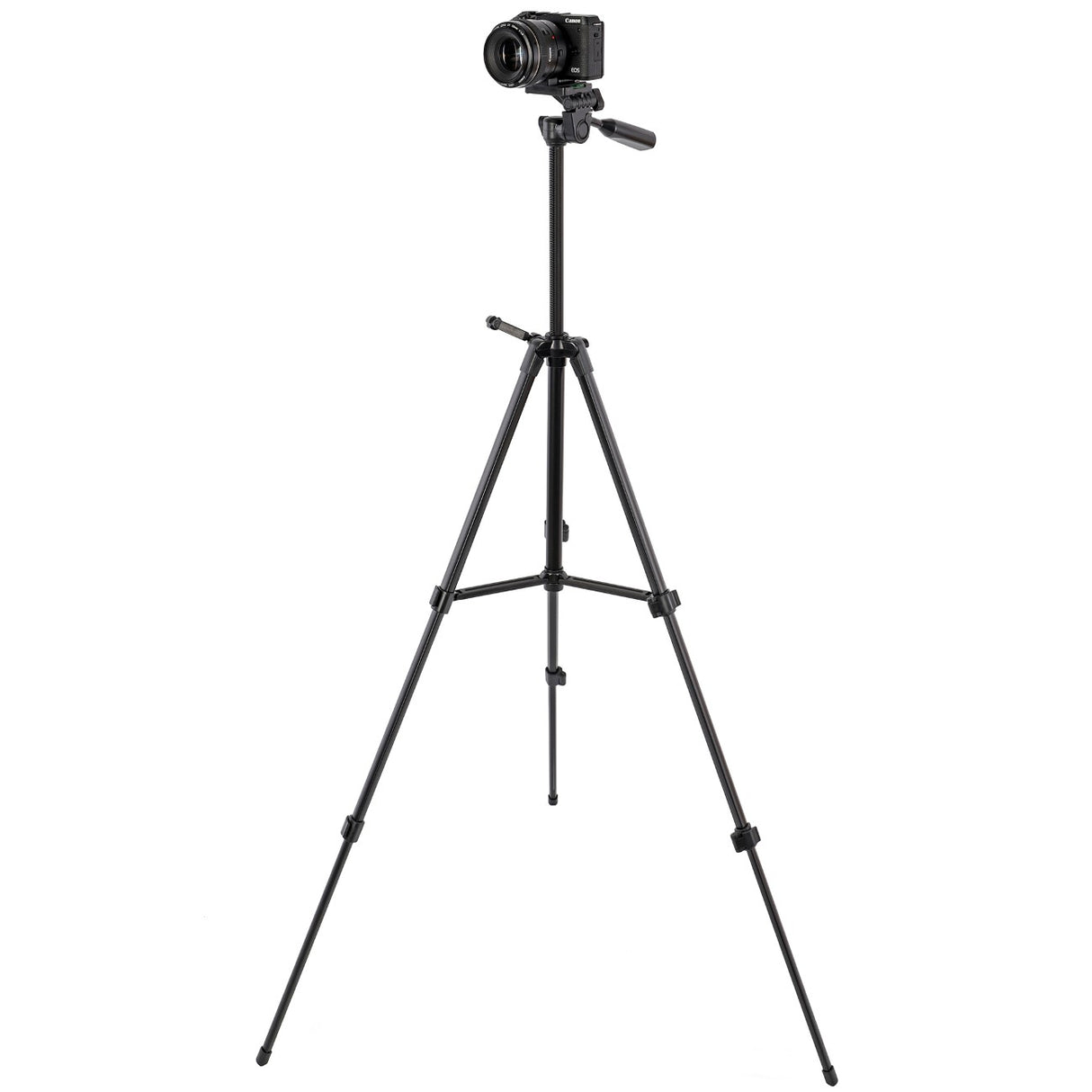 Reisestativ Aluminium leicht & kompakt 135cm Höhe Kugelkopf DSLR Kamera bis 3 kg