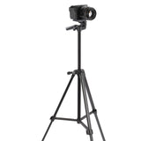 Reisestativ Aluminium leicht & kompakt 135cm Höhe Kugelkopf DSLR Kamera bis 3 kg