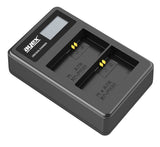 ayex Power Set mit 2x NP-FW50 Akku für Sony + 1x USB Dual Ladegerät