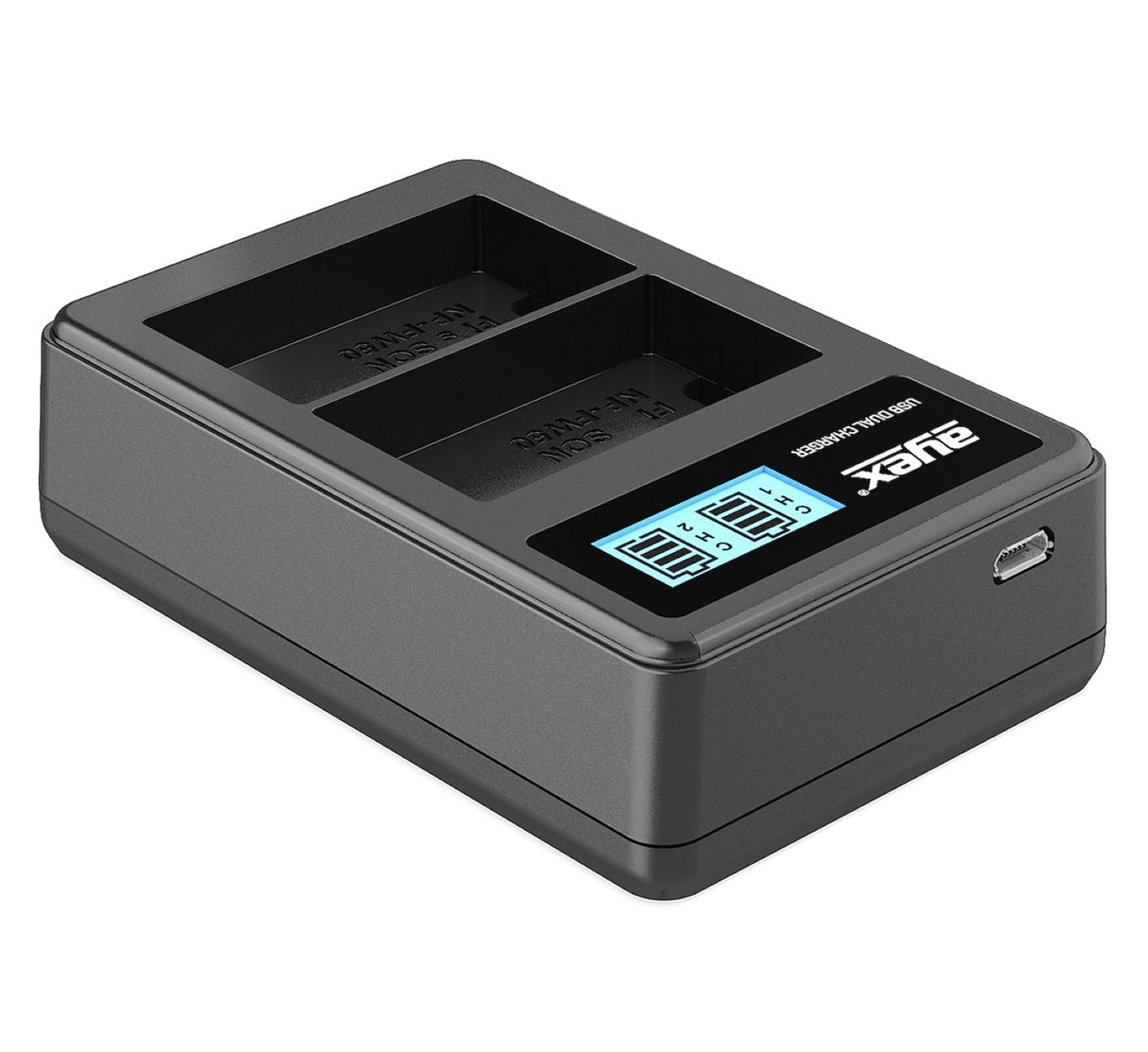 ayex Power Set mit 2x NP-FW50 Akku für Sony + 1x USB Dual Ladegerät