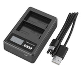 ayex Power Set mit 2x NP-FW50 Akku für Sony + 1x USB Dual Ladegerät