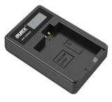 USB Ladegerät für Canon LP-E5 Akkus beleuchtetes Display Ladestandanzeige