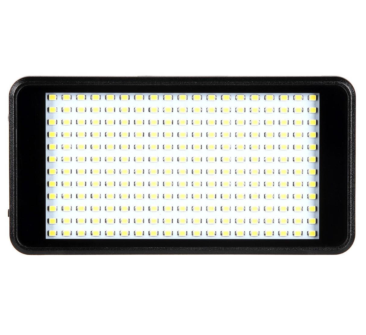 Videoleuchte mit 228 LEDs und Power Bank Funktion und Diffusoren