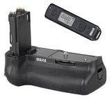 Meike Batteriegriff mit Timer-Fernbedienung für Canon EOS 5D Mark IV wie BG-E20 MK-5D4 Pro