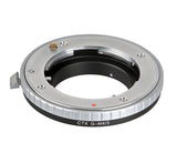 Objektivadapter Contax G-Objektiv an Micro Four Thirds