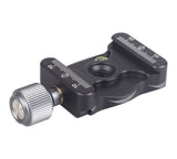 ayex Universale QR-Klemme Schnellspannklemme 3/8" Zoll + 1/4" Zoll Adapter Arca-Swiss kompatibel präzise eloxiertes Aluminium 38mm breit DE-38