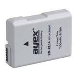 ayex Power Set mit 2x EN-EL14 Akku + 1x USB Dual Ladegerät für zB. Nikon P7700 P7100 D5100 D3200