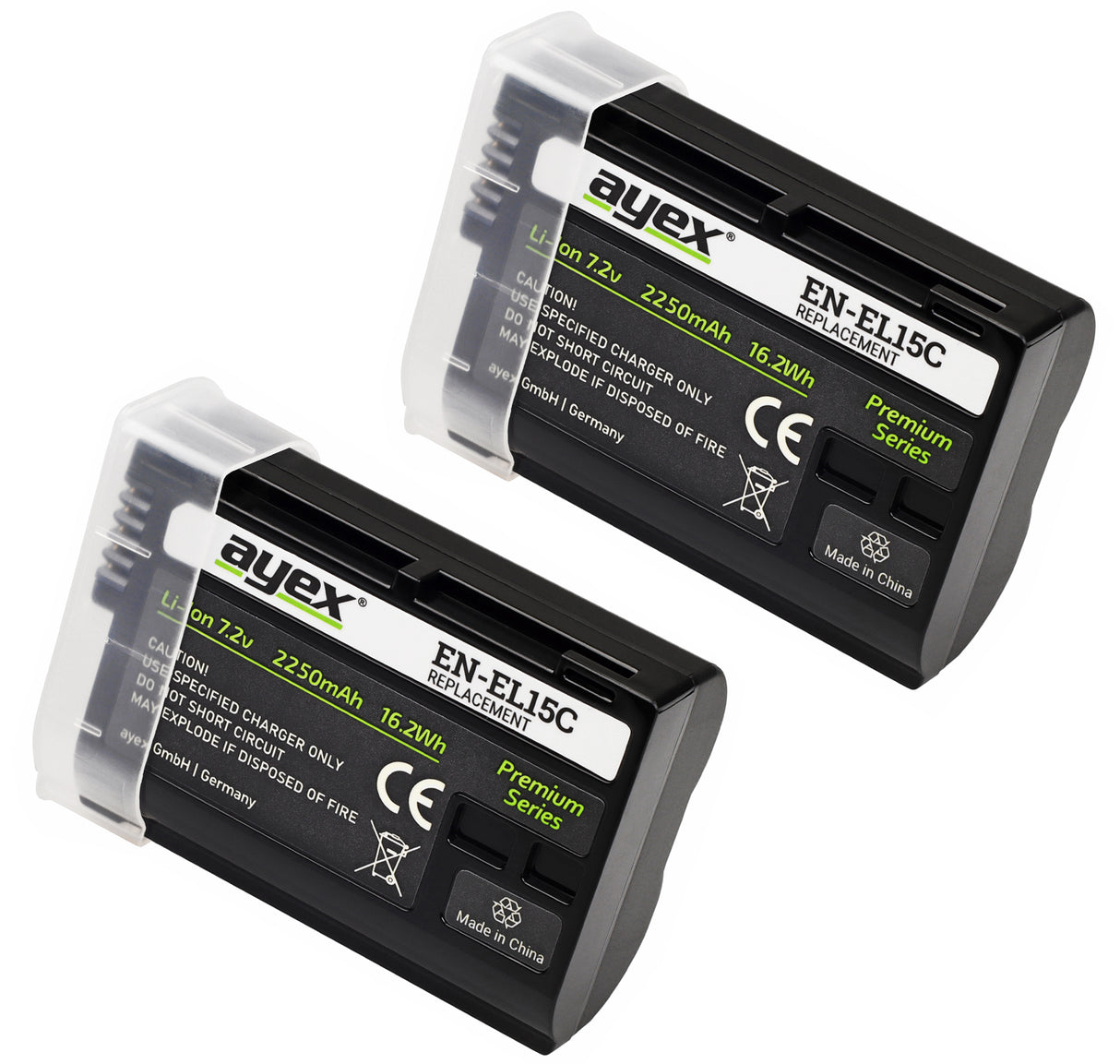 Batteriegriff für Nikon Z6 II & Z7 II inkl. Timer-Fernauslöser + 2x EN-EL15C Akkus