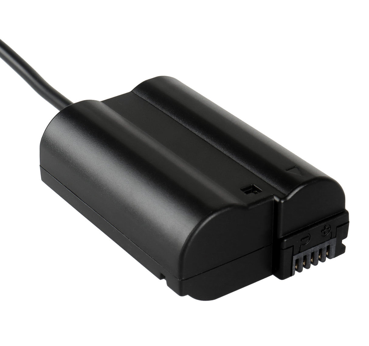 DC-Coupler für Nikon Kameras mit EN-EL15 Akku-Dummy für permanente Stromversorgung über z.B. V-Mount Akku