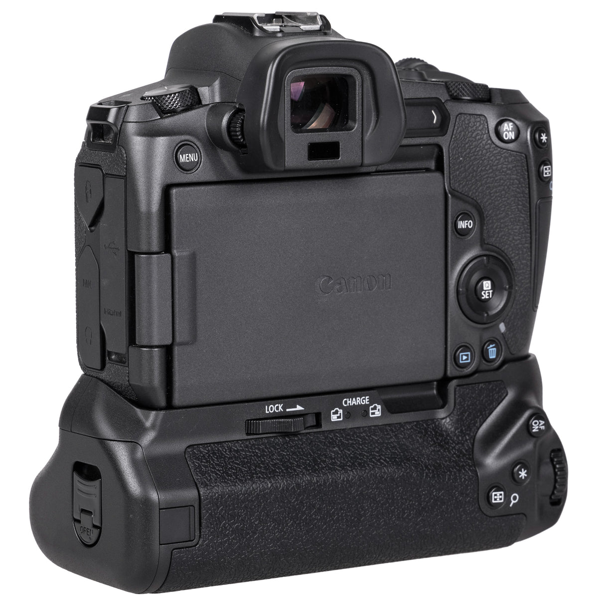 Batteriegriff Set für Canon EOS R Ra Handgriff mit Ladefunktion + 2x LP-E6N Akkus Inkl. USB-C Netzteil