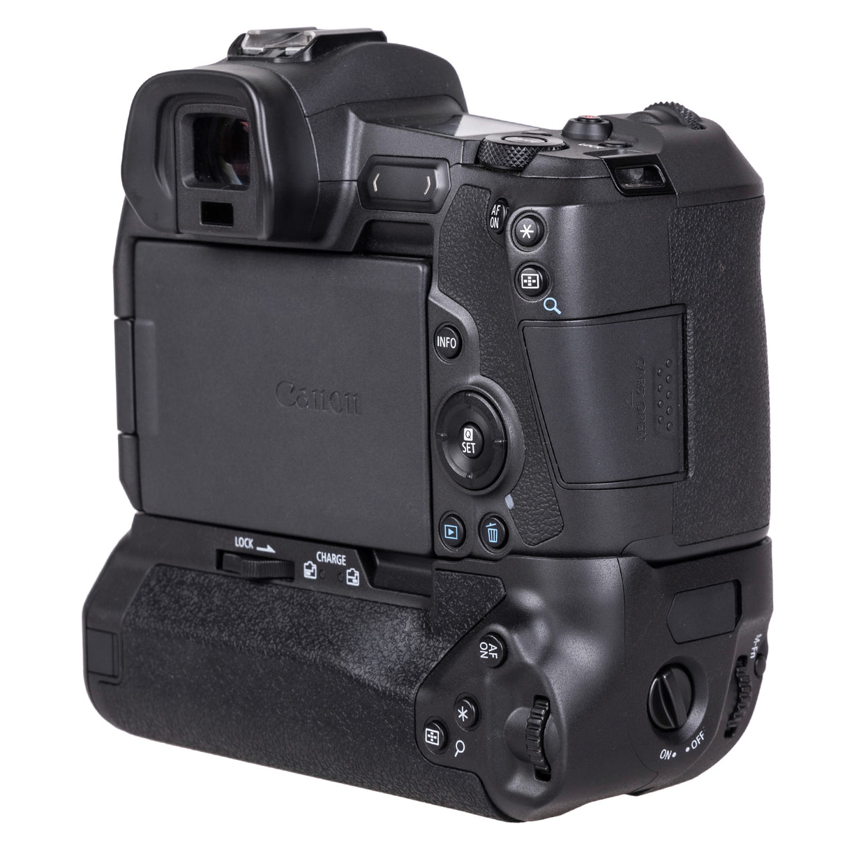 Batteriegriff Set für Canon EOS R Ra Handgriff mit Ladefunktion + 2x LP-E6N Akkus Inkl. USB-C Netzteil