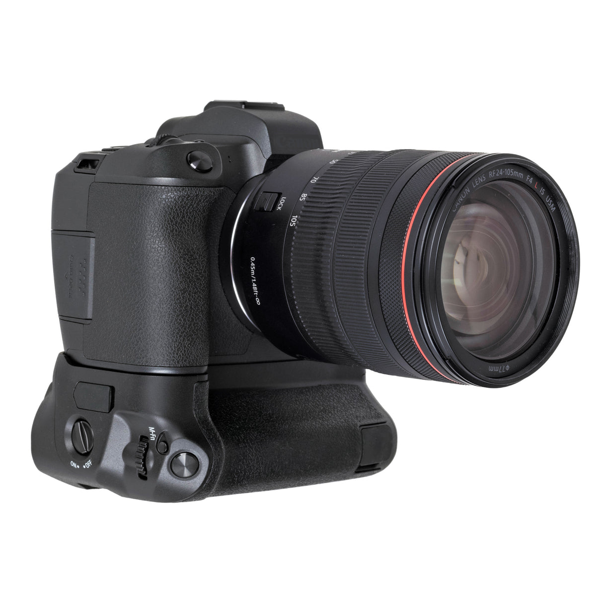 Batteriegriff Set für Canon EOS R Ra Handgriff mit Ladefunktion + 2x LP-E6N Akkus Inkl. USB-C Netzteil