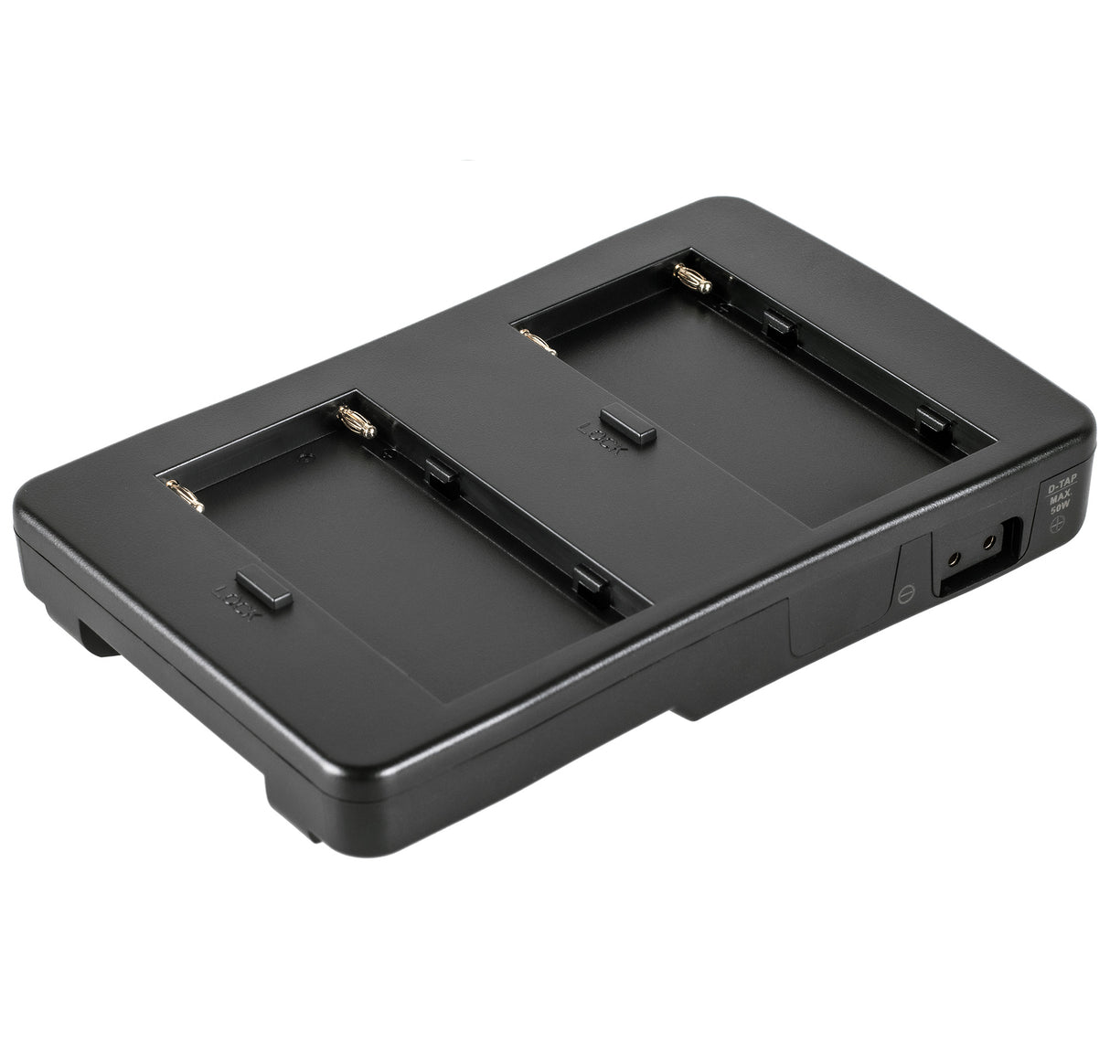 Adapter Platte für 2 Sony Akkus Typ NP-F970 F770 F570 Zeitgleich sicher & schnell Akkus wieder aufladen