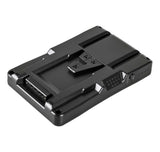 Adapter Platte für 2 Sony Akkus Typ NP-F970 F770 F570 Zeitgleich sicher & schnell Akkus wieder aufladen