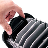Filtertasche für 10 Filter bis 95mm Durchmesser Grau
